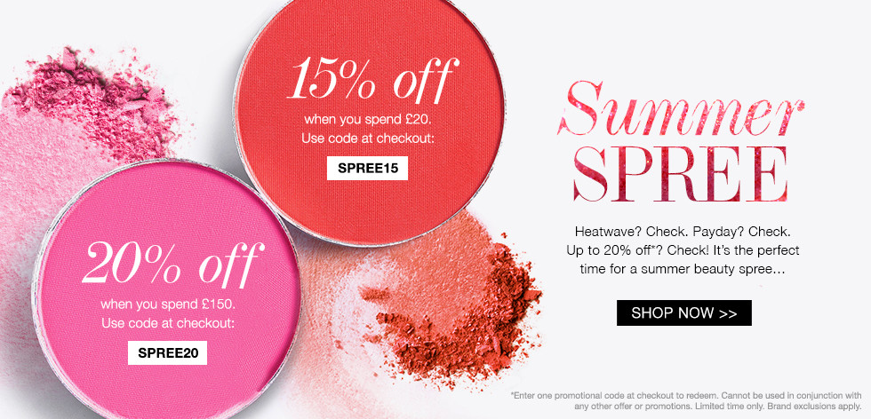 Скидки 15% и 20% на Cult Beauty