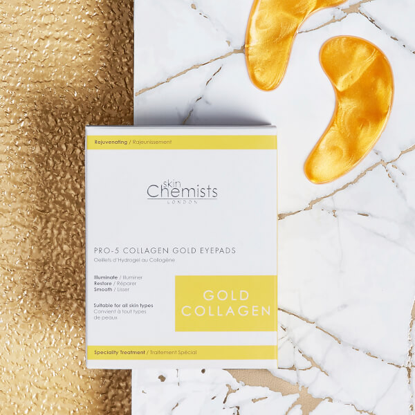 SkinChemists London Pro-5 Collagen Gold Eye Pads