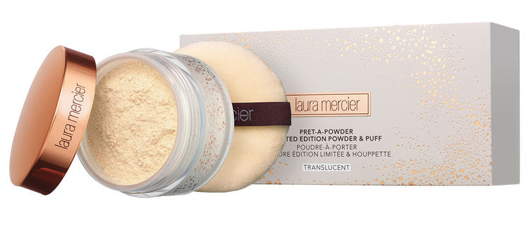 Laura Mercier Pret-A-Powder Limited Edition Powder & Puff in Translucent 