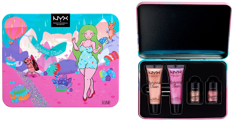 NYX Professional Makeup Sprinkle Town Shimmer Eye and Lip Set 