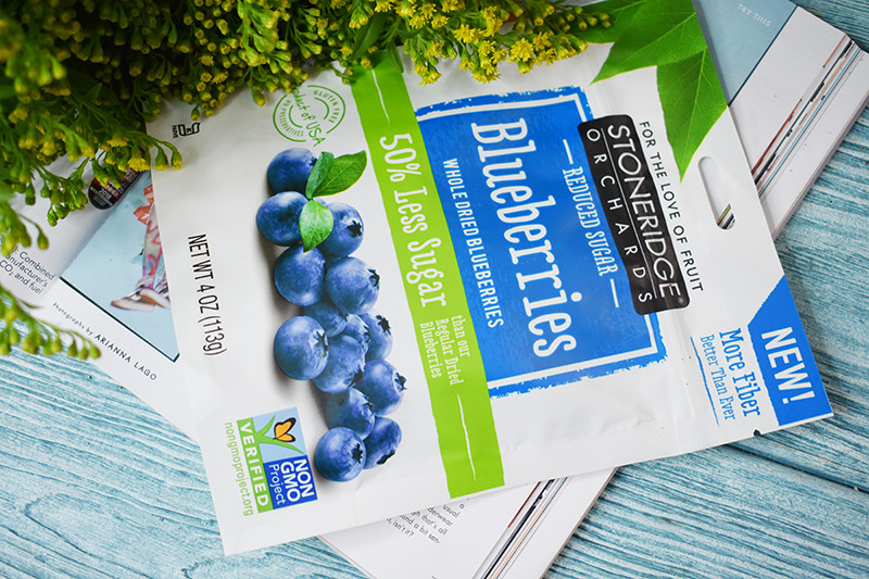 Stoneridge Orchards Blueberries Whole Dried Blueberries Reduced Sugar