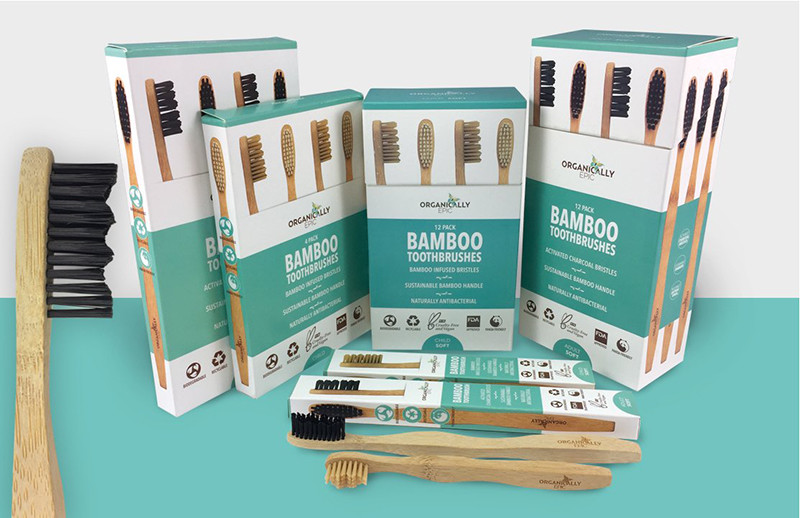 Бамбуковые зубные щетки от Organically Epic