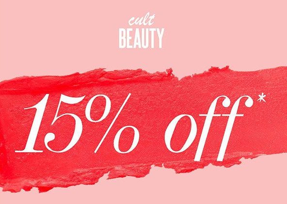 скидка 15% на Cult Beauty скидка 15% на Cult Beauty