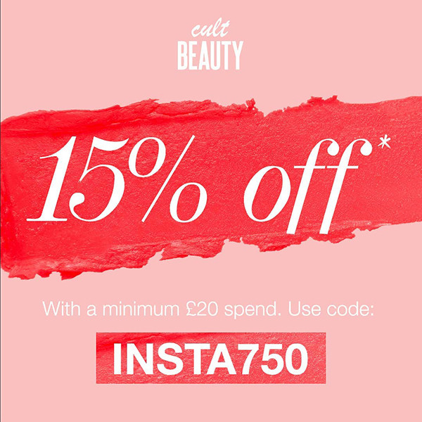 Скидка 15% на CultBeauty