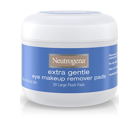 Neutrogena Extra Gentle Eye Makeup Remover Pads 30 Large Plush Pads