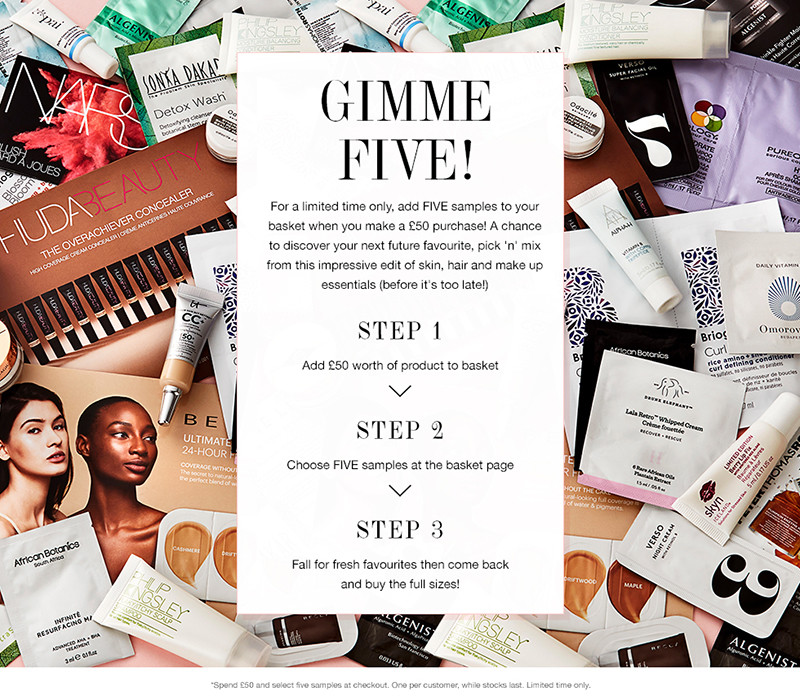 5 сэмплов на CultBeauty