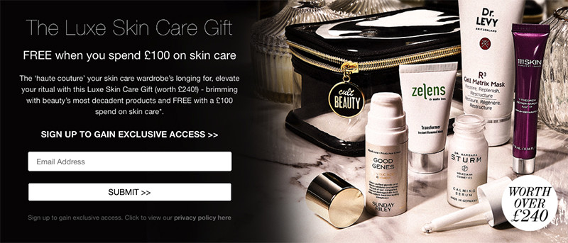 Cult Beauty Luxe Skin Care Gift 