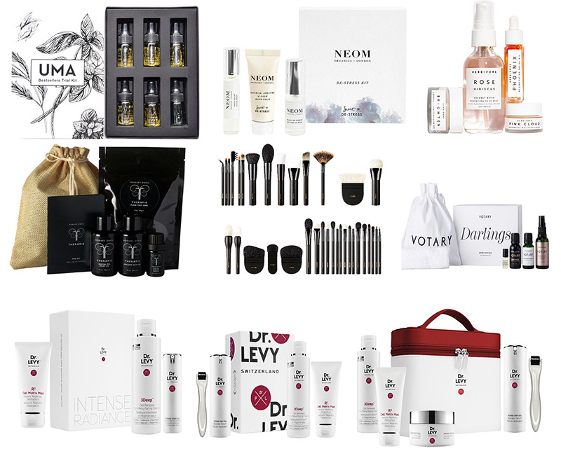Наборы от Uma, Rae Morris, Votary, Therapie, Herbivore, Dr Levy Switzerland, Neom
