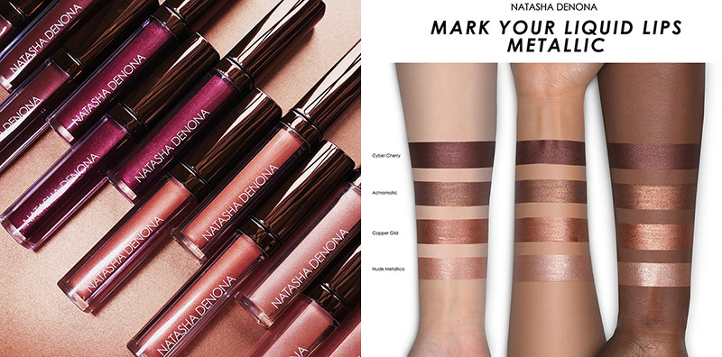 Natasha Denona Mark Your Lips Metallic Liquid Lipstick