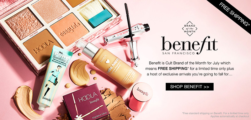 Benefit – бренд месяца на CultBeauty