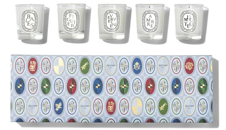 Diptyque Set Of Five Scented Candles
