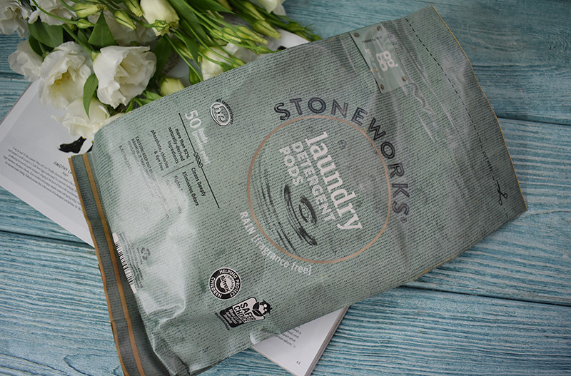 Grab Green Stoneworks Laundry Detergent Pods Rain 50 Loads