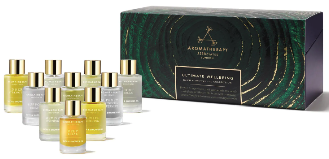 Aromatherapy Associates Ultimate Wellbeing Bath & Shower Oil Collection Gift Set