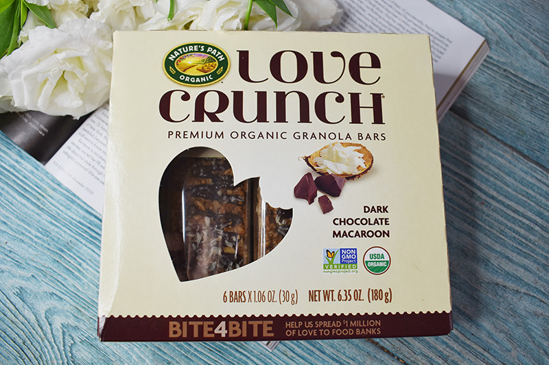 Nature's Path Love Crunch Premium Organic Granola Bars Dark Chocolate Macaroon