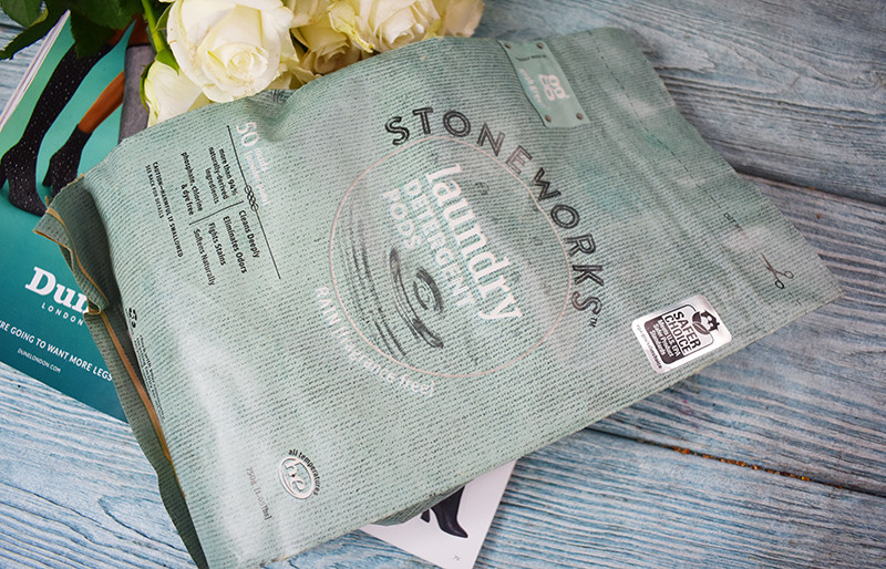 Grab Green Stoneworks Laundry Detergent Pods Rain 50 Loads