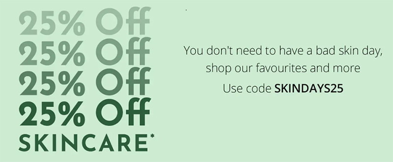 Скидка 25% на FeelUnique + Goody Bag на Skinstore Скидка 25% на FeelUnique + Goody Bag на Skinstore