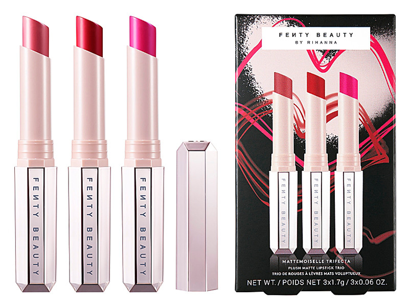 Fenty Beauty Mattemoiselle Trifecta Plush Matte Lipstick Trio