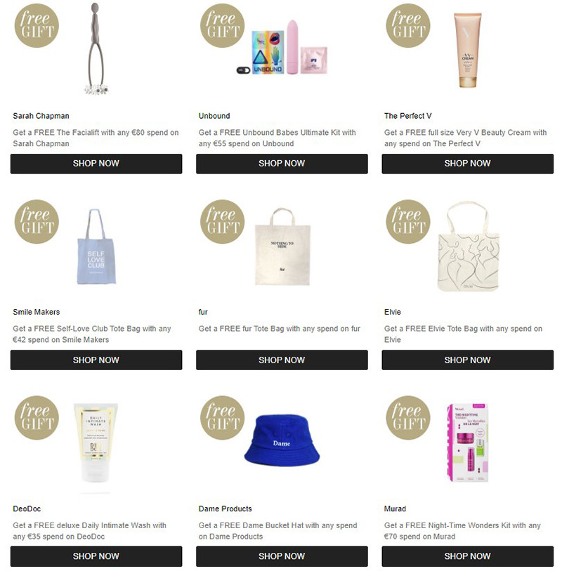 Подарки на CultBeauty