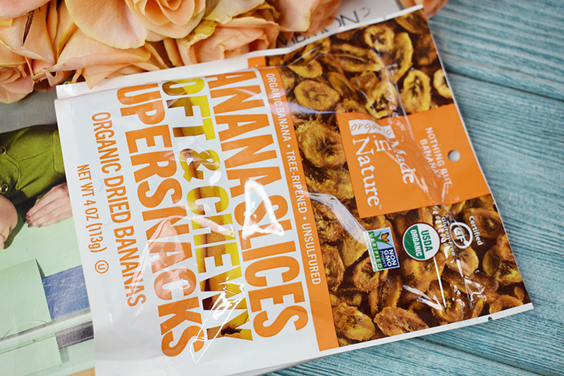 Made in Nature Organic Dried Banana Slices Soft & Chewy Supersnacks