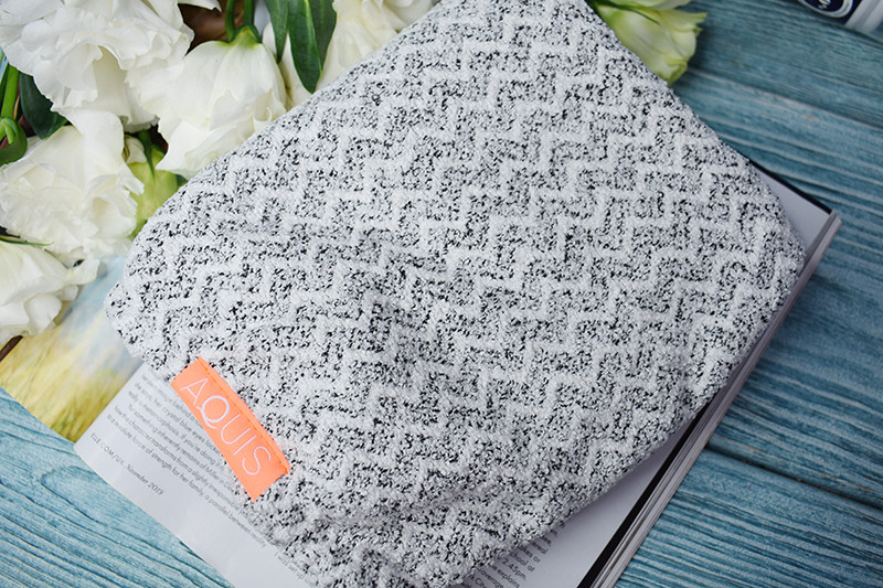 Aquis Hair Turban Lisse Luxe Chevron