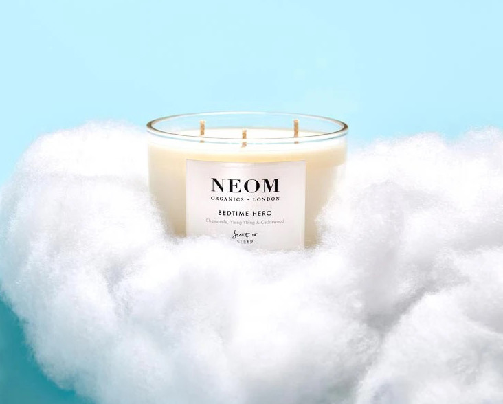 Neom Bedtime Hero Scented Candle 3 Wick