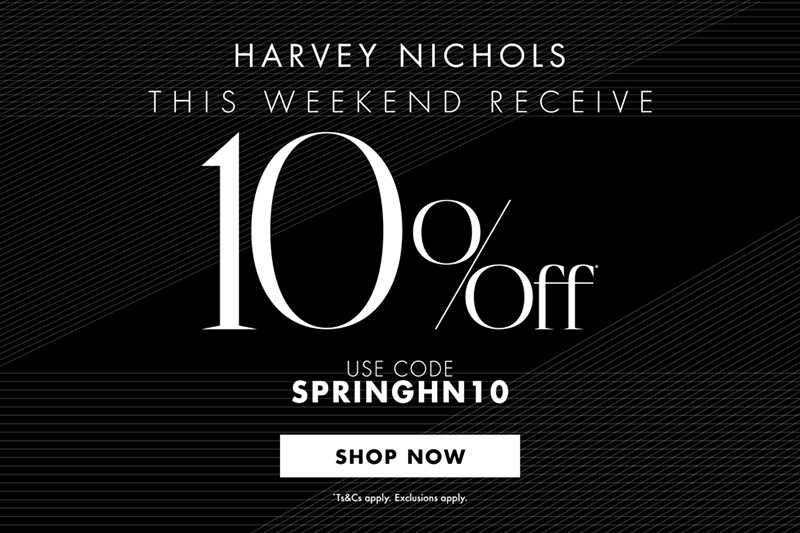 Скидка 10% и бесплатная доставка на Harvey Nichols