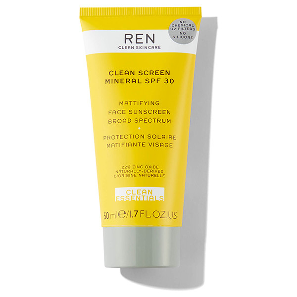 Ren Clean Screen Mineral SPF30 Mattifying Broad Spectrum Face Sunscreen
