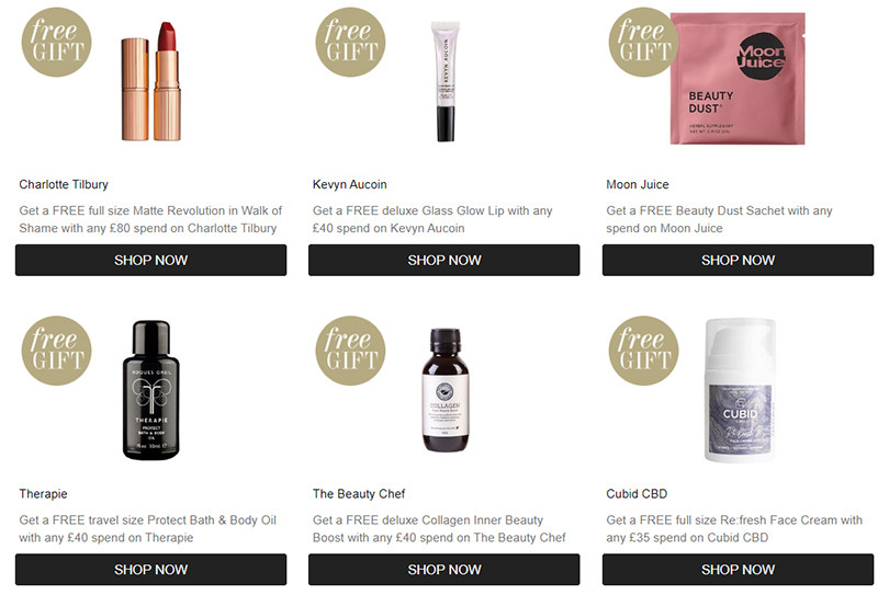 Подарки на CultBeauty