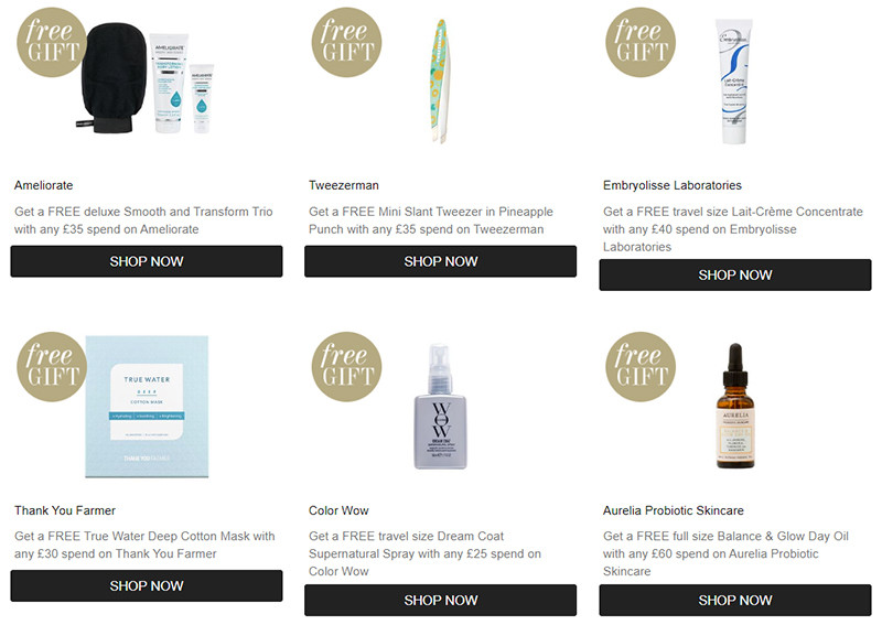 Подарки на CultBeauty