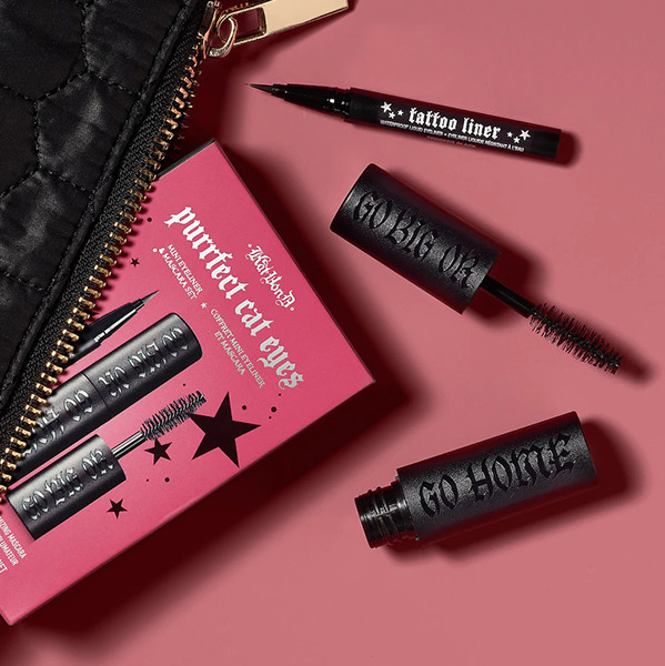 KVD Vegan Beauty Purrfect Cat Eyes Mini Mascara & Eyeliner Set KVD Vegan Beauty Purrfect Cat Eyes Mini Mascara & Eyeliner Set