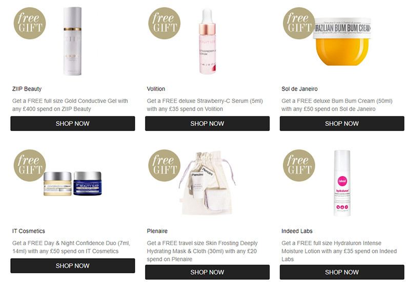 Подарки на CultBeauty