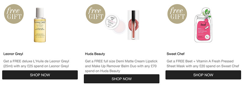 подарки cult beauty