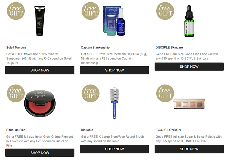 Подарки на CultBeauty