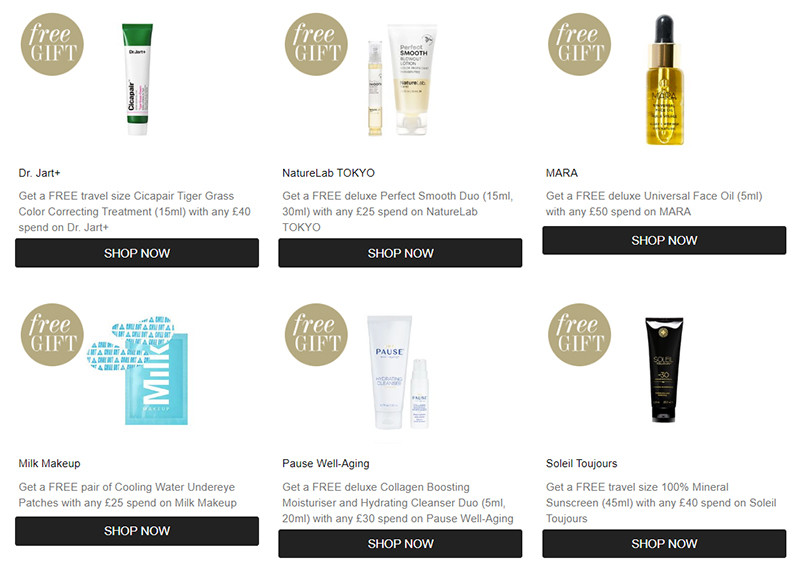 Подарки на CultBeauty