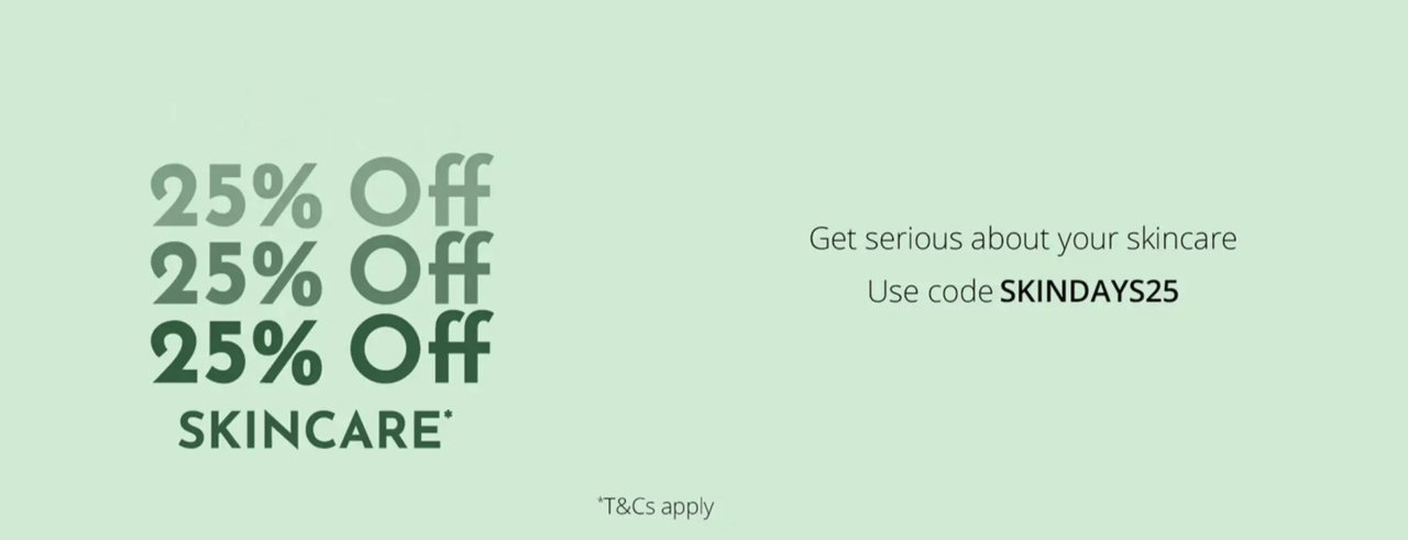 скидка 25% на feelunique