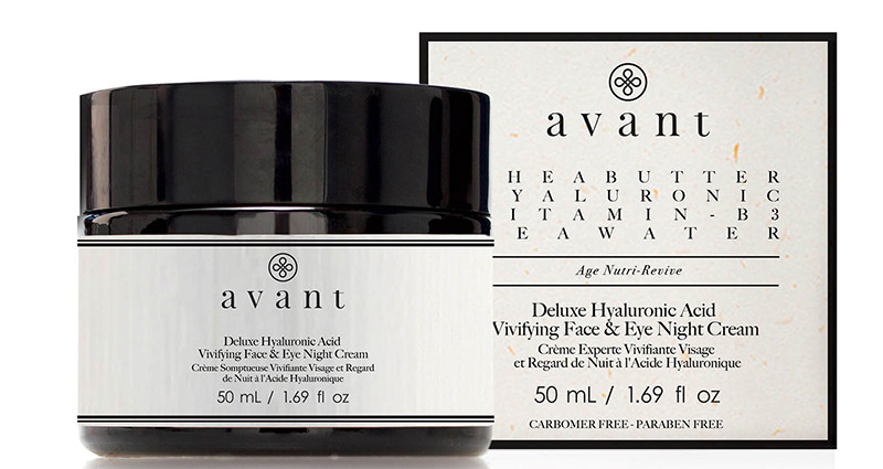 Avant Skincare Deluxe Hyaluronic Acid Vivifying Face and Eye Night Cream