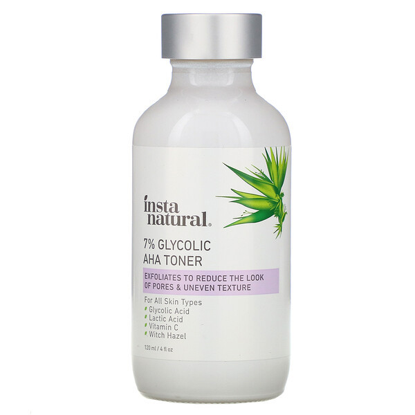 InstaNatural 7% Glycolic AHA Toner