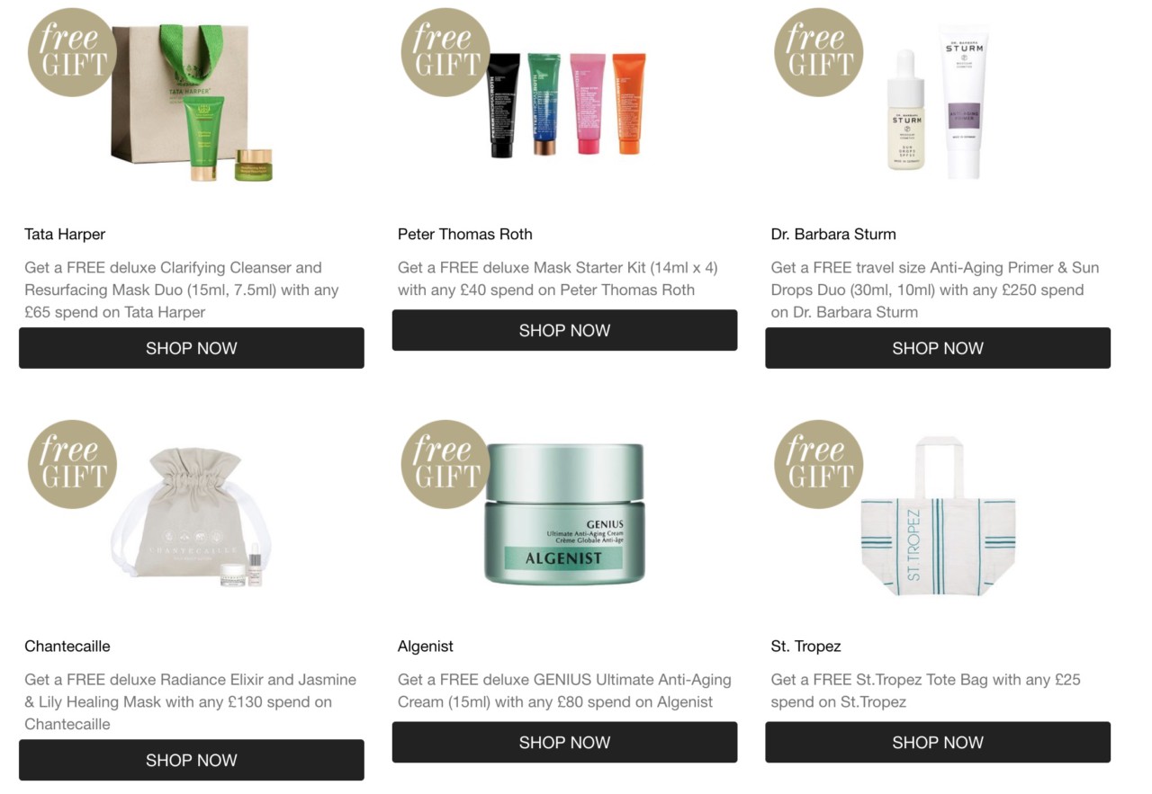 подарки на Cult Beauty подарки на Cult Beauty