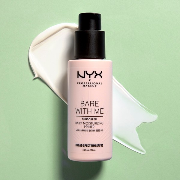 NYX Professional Makeup Bare With Me Cannabis Sativa Seed Oil SPF30 Daily Moisturising Primer NYX Professional Makeup Bare With Me Cannabis Sativa Seed Oil SPF30 Daily Moisturising Primer
