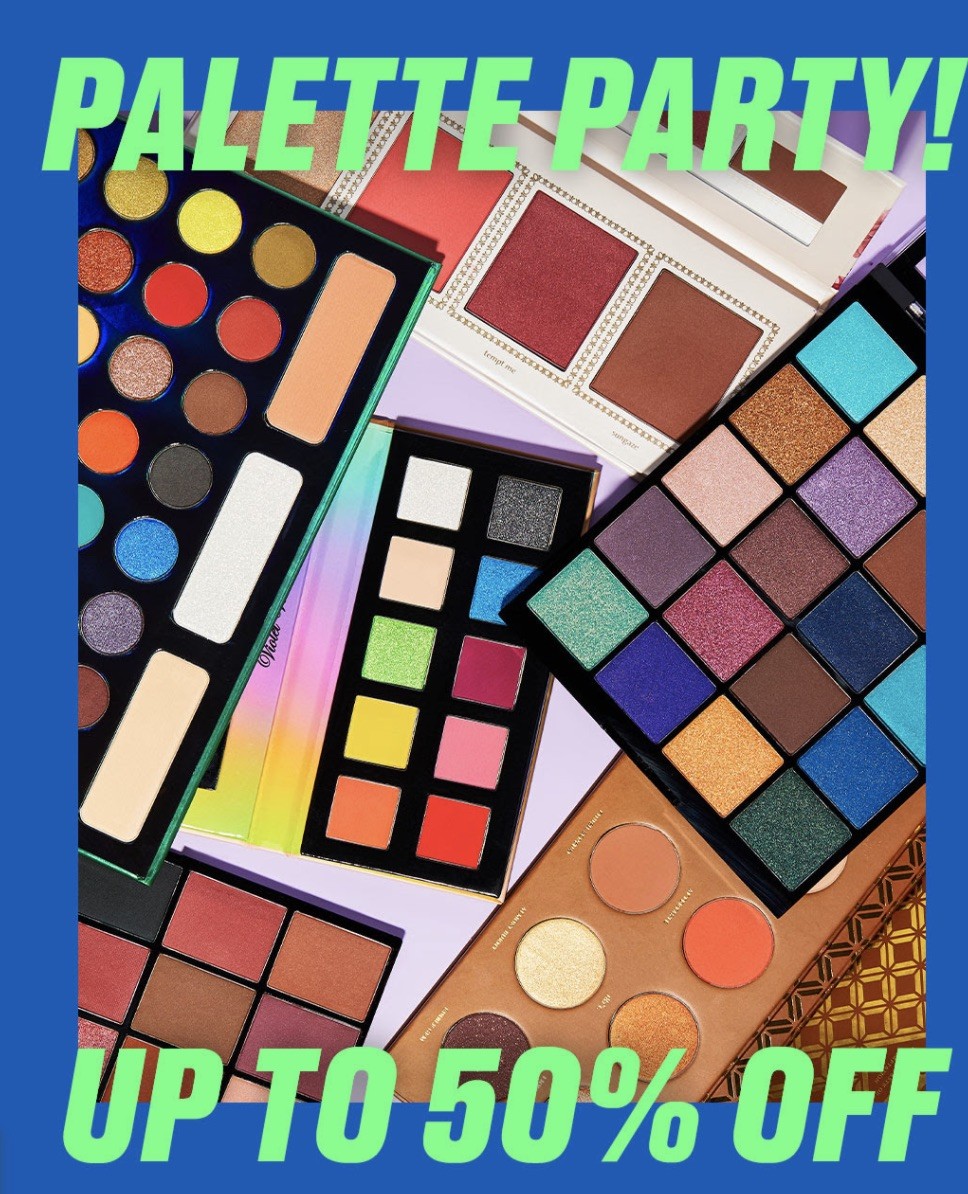 скидки на палетки на BeautyBay