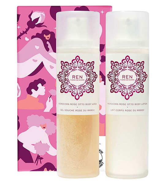 Ren Clean Skincare Body Bliss Rose Duo