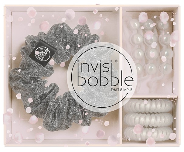 Invisibobble Sparks Flying Trio Slim Hair Tie, Sprunchie Hair Tie and Waver Hair Clip