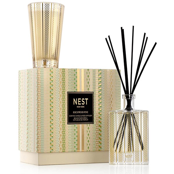 Nest Birchwood Pine Classic Candle & Diffuser Set Nest Birchwood Pine Classic Candle & Diffuser Set