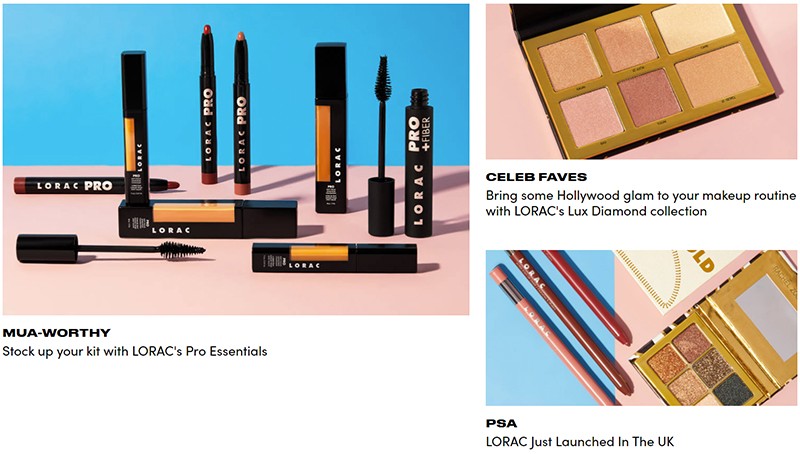 Косметика Lorac на BeautyBay