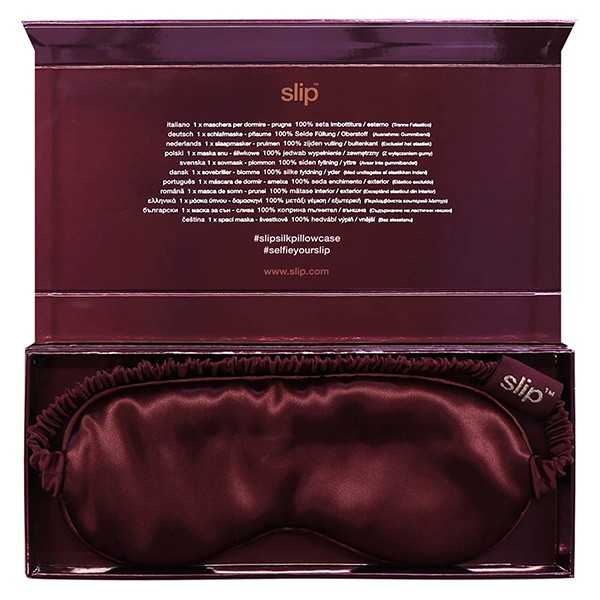 Slip Limited Edition Silk Sleep Mask Plum