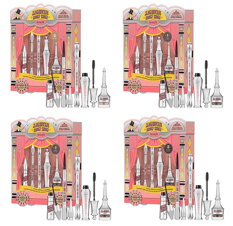 Benefit Magnificent Brow Show Eyebrow Pencil, Cream & Gel Gift Set