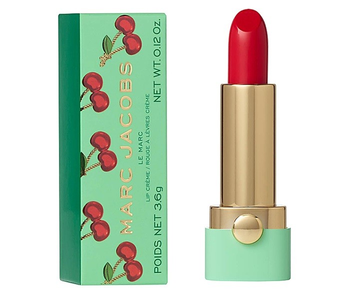 Marc Jacobs Beauty Le Marc Lip Creme Lipstick Very Merry Cherry Edition