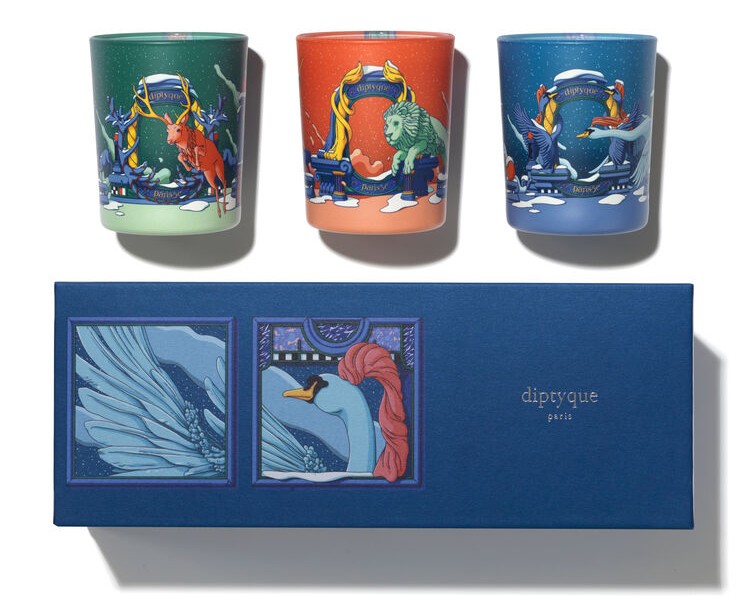 Diptyque Set of 3 Candles