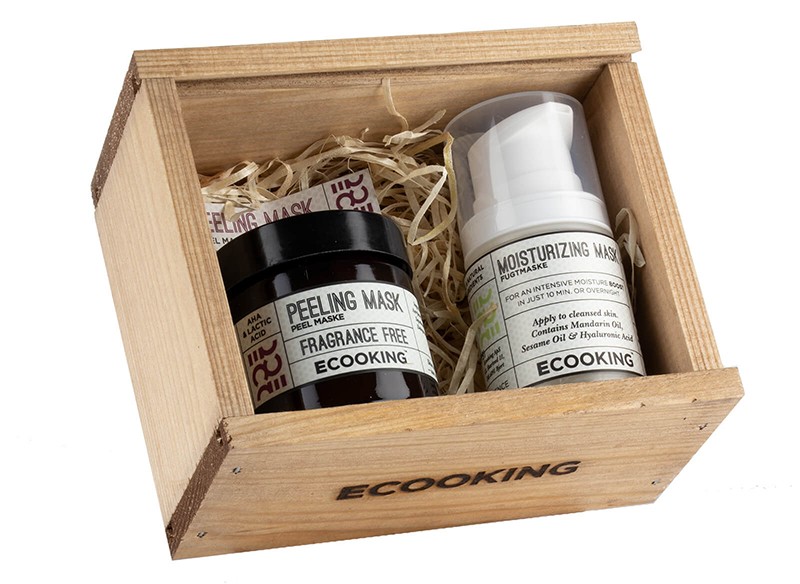 Ecooking Peeling Mask and Moisturising Mask Set