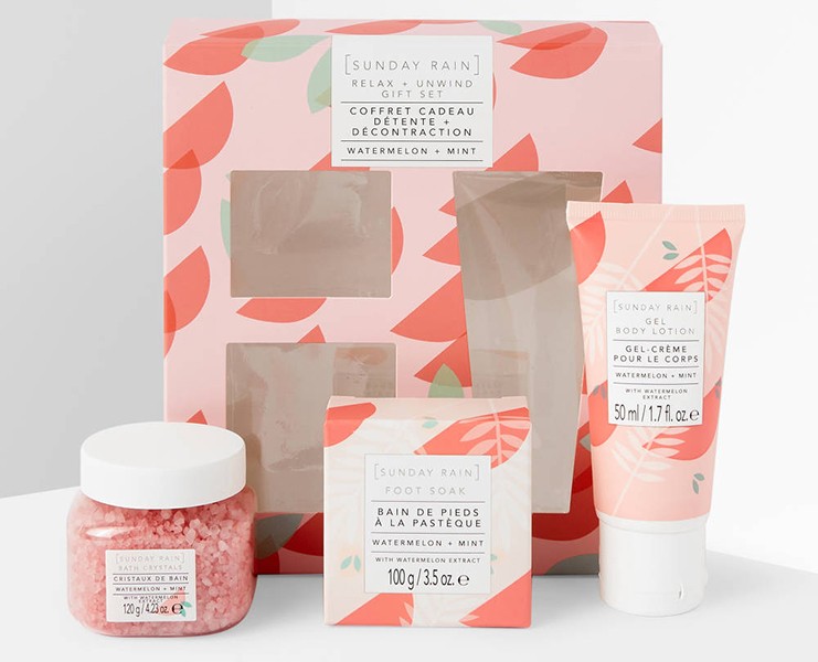 Sunday Rain Watermelon + Mint Relax + Unwind Gift Set